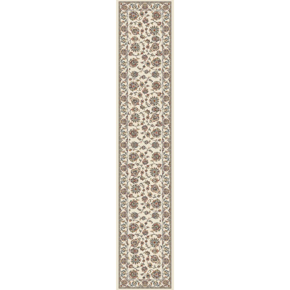 Dynamic Rugs 57365-6464 Ancient Garden 2.2 Ft. X 11 Ft. Finished Runner Rug in Ivory